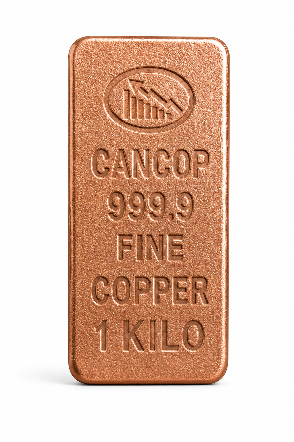 CANCOP 1 KG 999.9 Fine Copper Bar